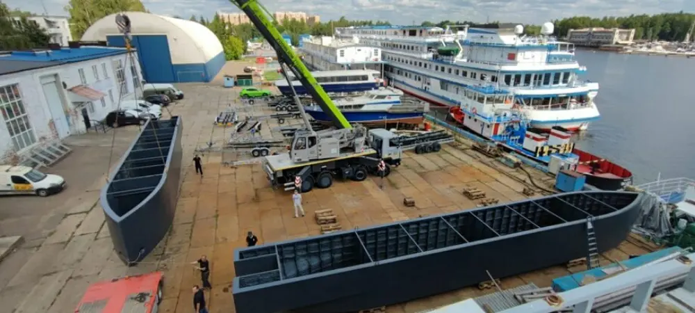Автокран 75 тонн: пример техники